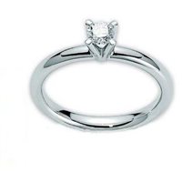 Anello Miluna Donna in Oro bianco Diamante 0.05 Ct LID1985-D5 - LID1985-D5